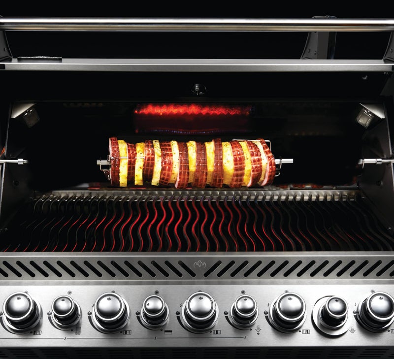 Napoleon Heavy Duty Rotisserie Kit for Large Grills - Fits Prestige PRO 500, P500, and LEX 485 Gas Grills, Fits Grill Heads Up To 31 Inches Wide, Square Spit Rod - Image 3